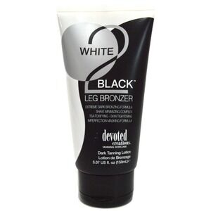 Devoted Creations White 2 Black Leg Bronzer Extreme Dark Tanning Lotion 5.07 oz